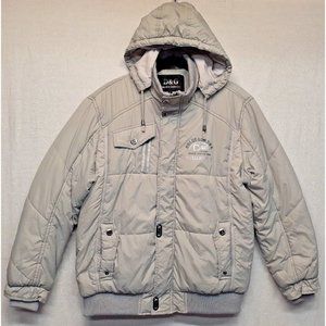 Dolce & Gabbana Puffer Jacket Women's Size L Removable Hood TOFZS-586